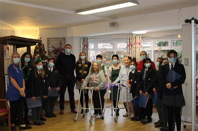 Nova choir visit local care home