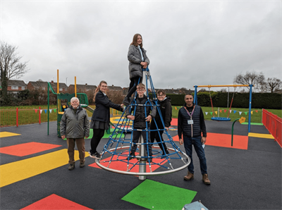 Trent Road play area official opening