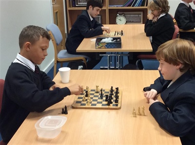 First challenge for chess club