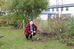 Memorial installed by former student