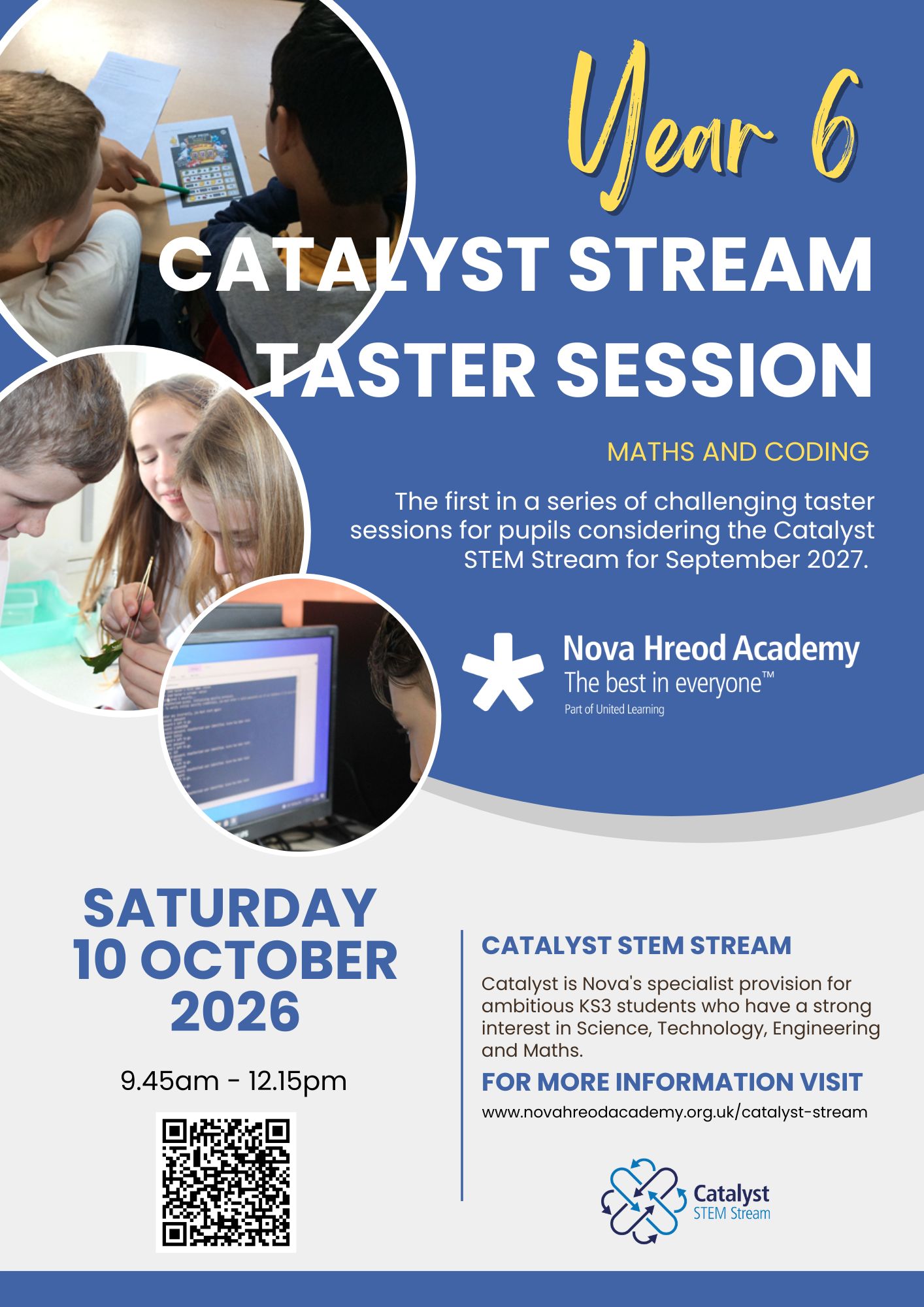 Catalyst Taster Day 1ST DAY 2026